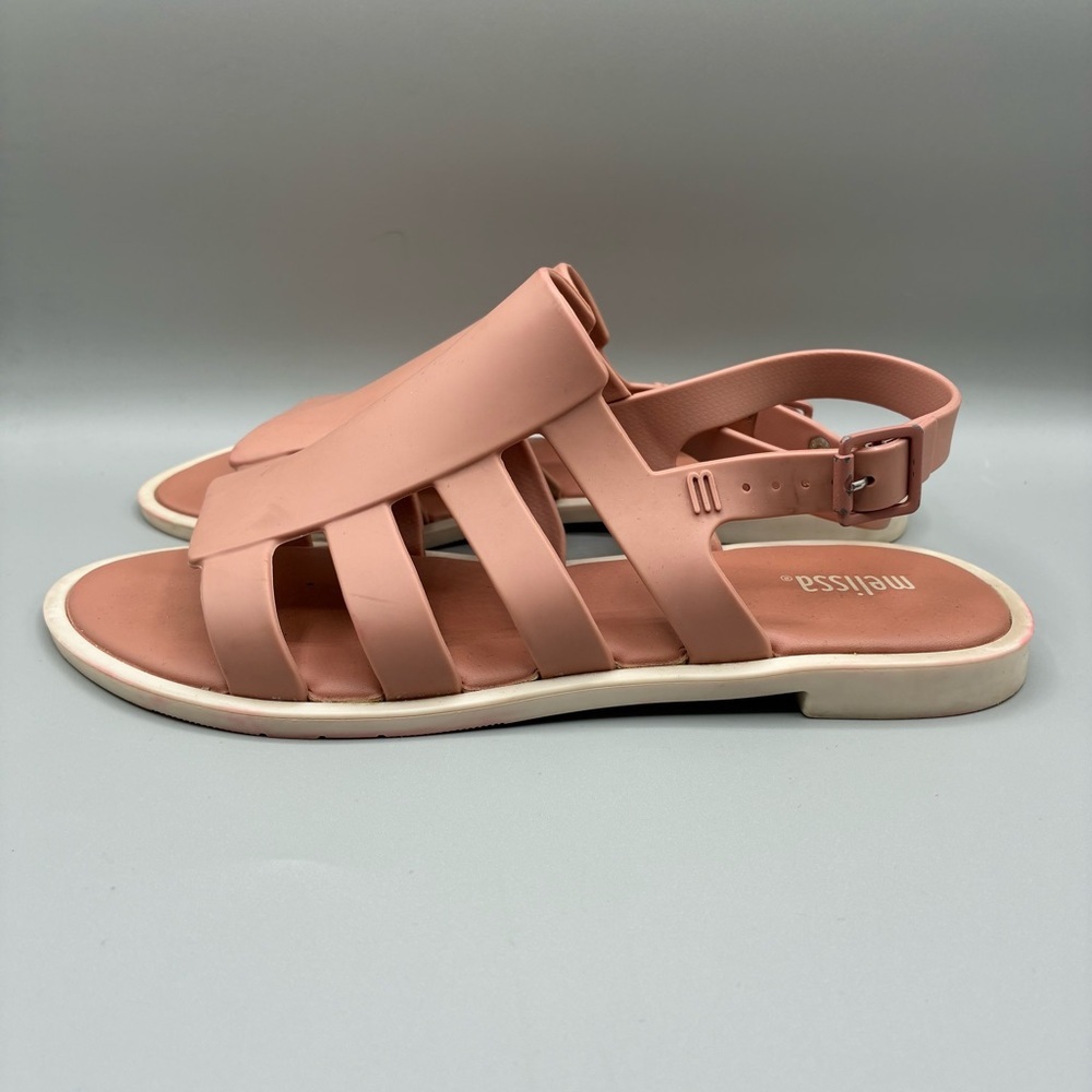 Melissa Boemia Jelly Sandals Women’s 8 Nude Pink Open Toe Slip On - Picture 3 of 9